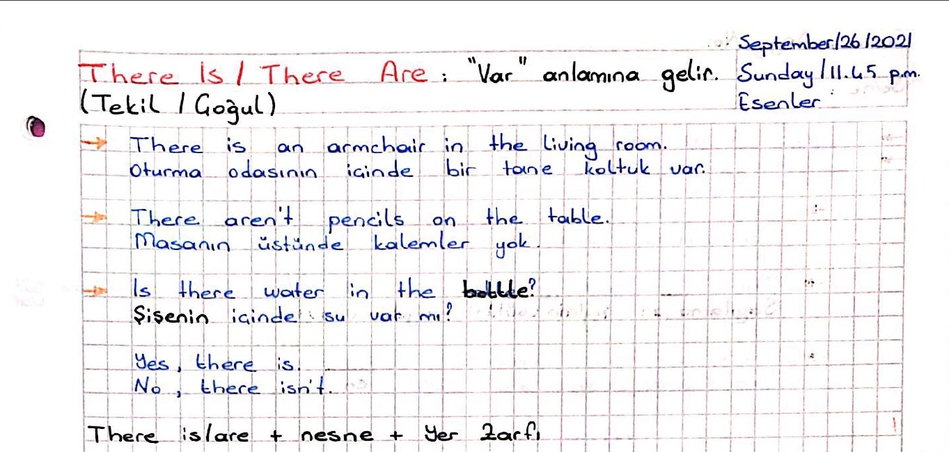 İngilizce A1 Ders Notu(YDİ 101)                                                                                                                                                                                                                           